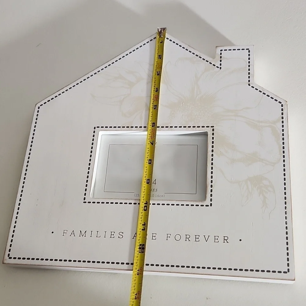 A&C Adams & Co NEW families are forever house frame 6x4 wood 1 inch thick